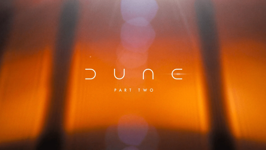 Dune Part Two (2023) - Promotional Banner - Courtesy of Warner Brothers.